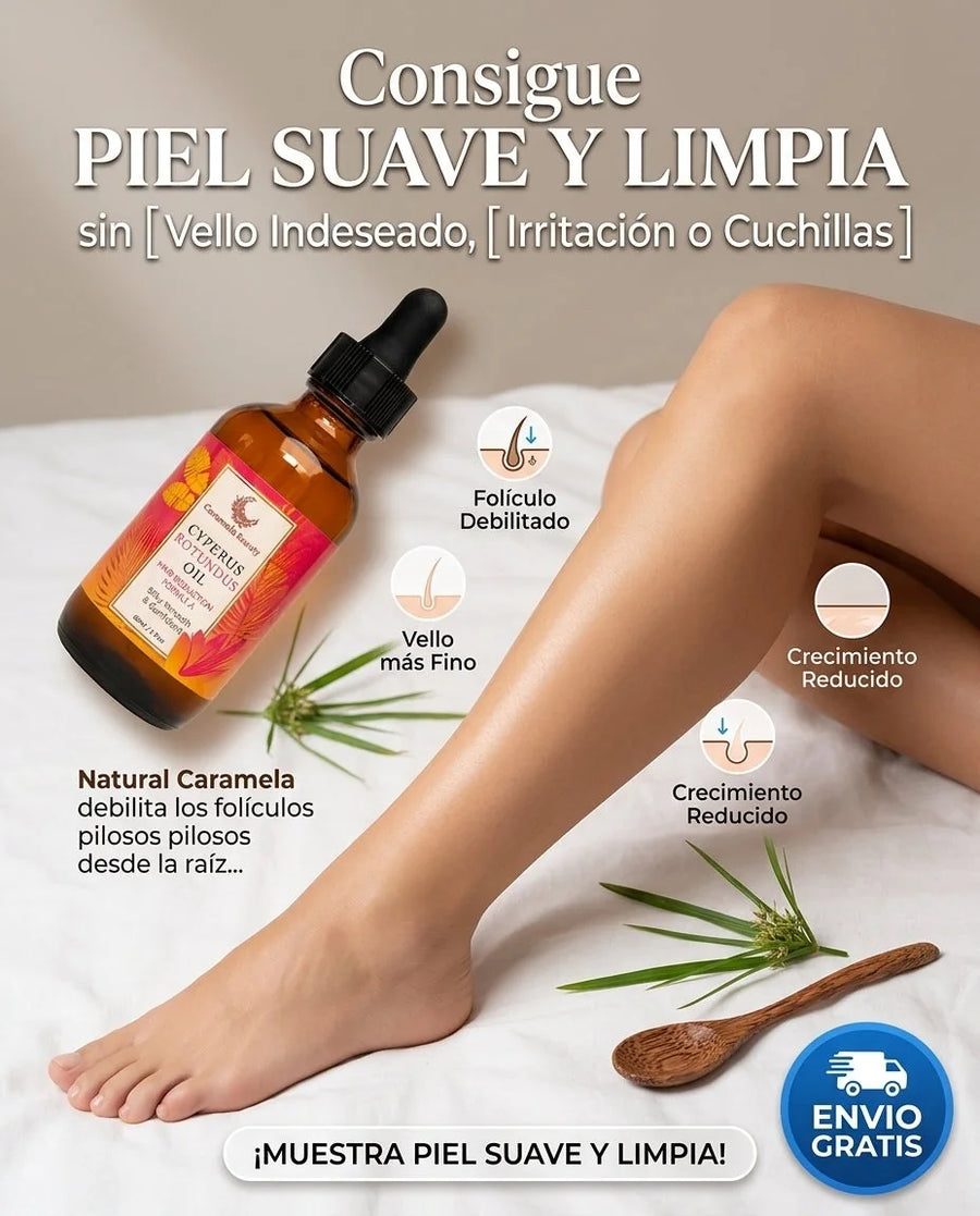 Combo 2 Unidades — Aceite de Cyperus Rotundus, Reducción del Vello